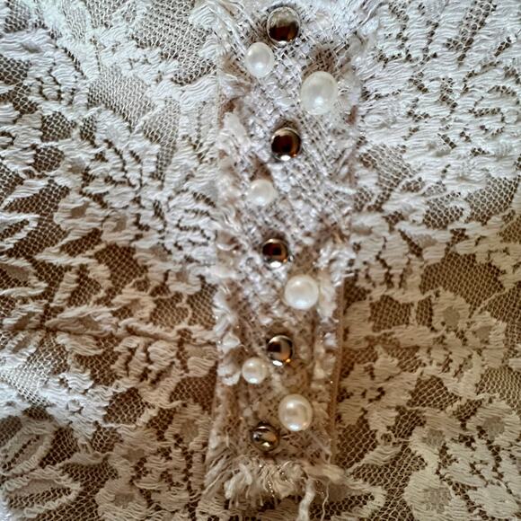 Alberto Makali Lace Jacket Medium Vintage Style - Picture 8 of 11